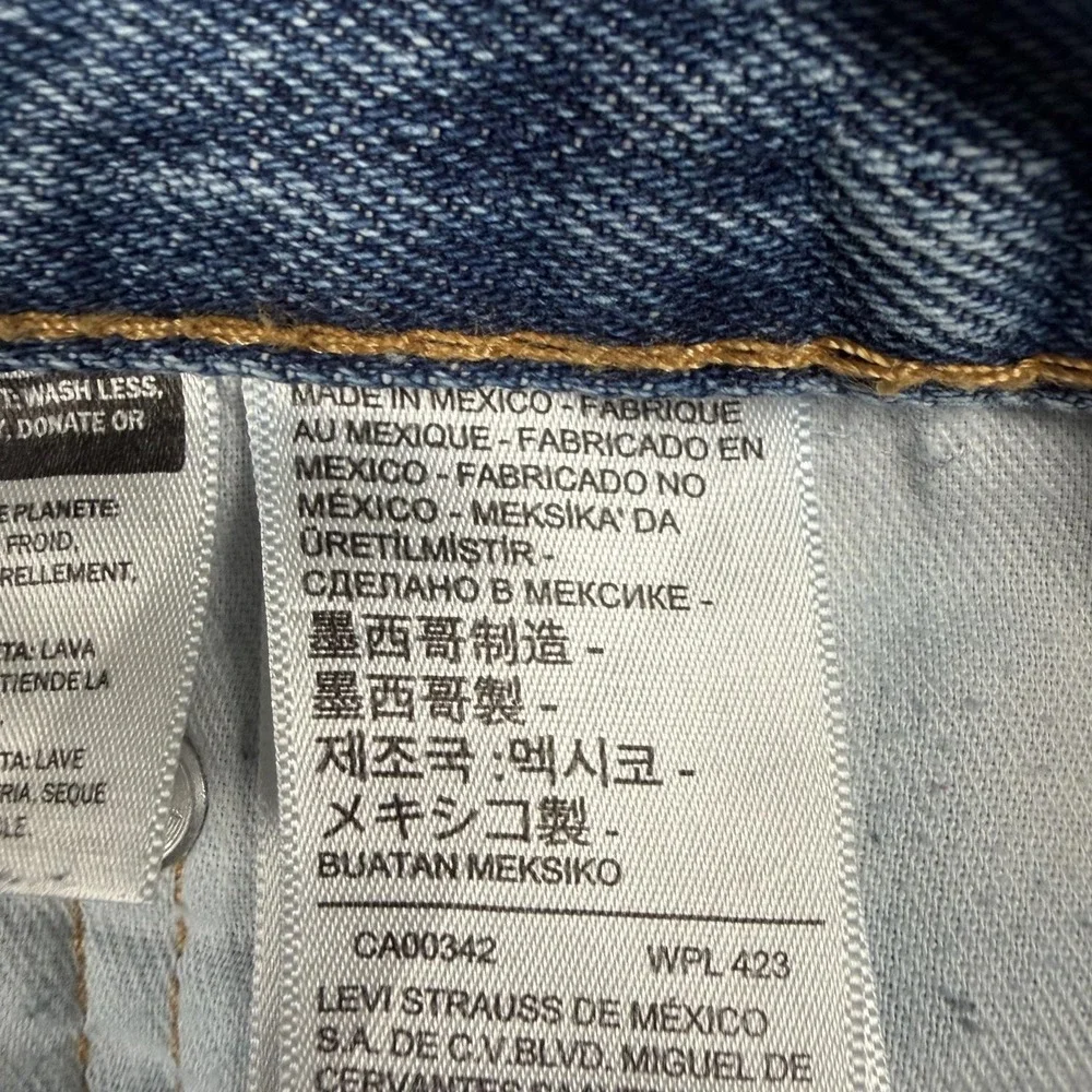 Levis‎ 550 Jeans Mens 34x34 Blue Relaxed Tapered Leg Denim Grunge Dadcore Skater